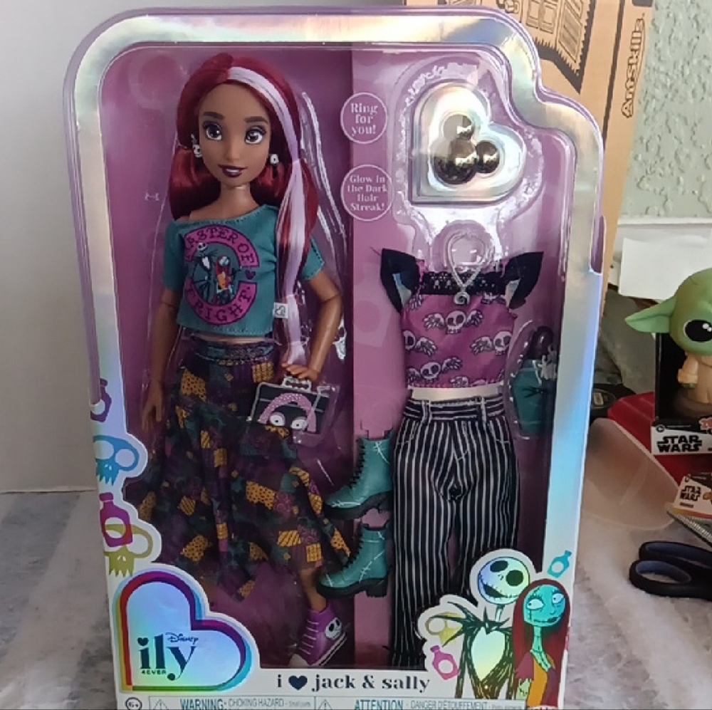 Disney ILY Red-Haired Doll with Teal Top & Purple Outfit